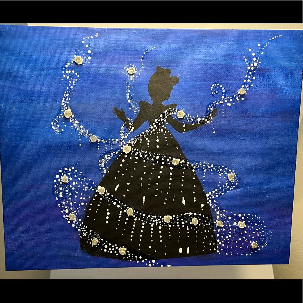 Custom canvas princess Lights up